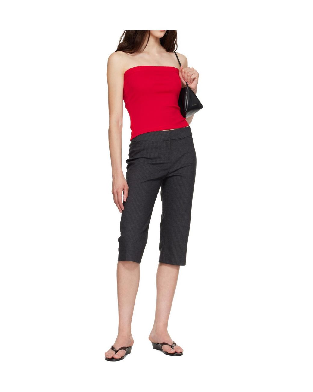 Flore Flore Red Bes Tube Top