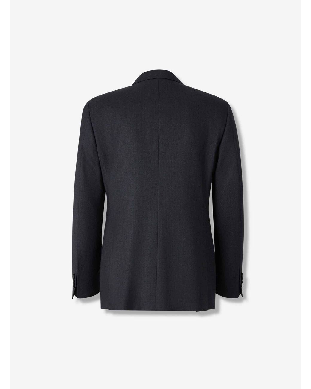Canali Blue Classic Fit Double Breasted Suit for men