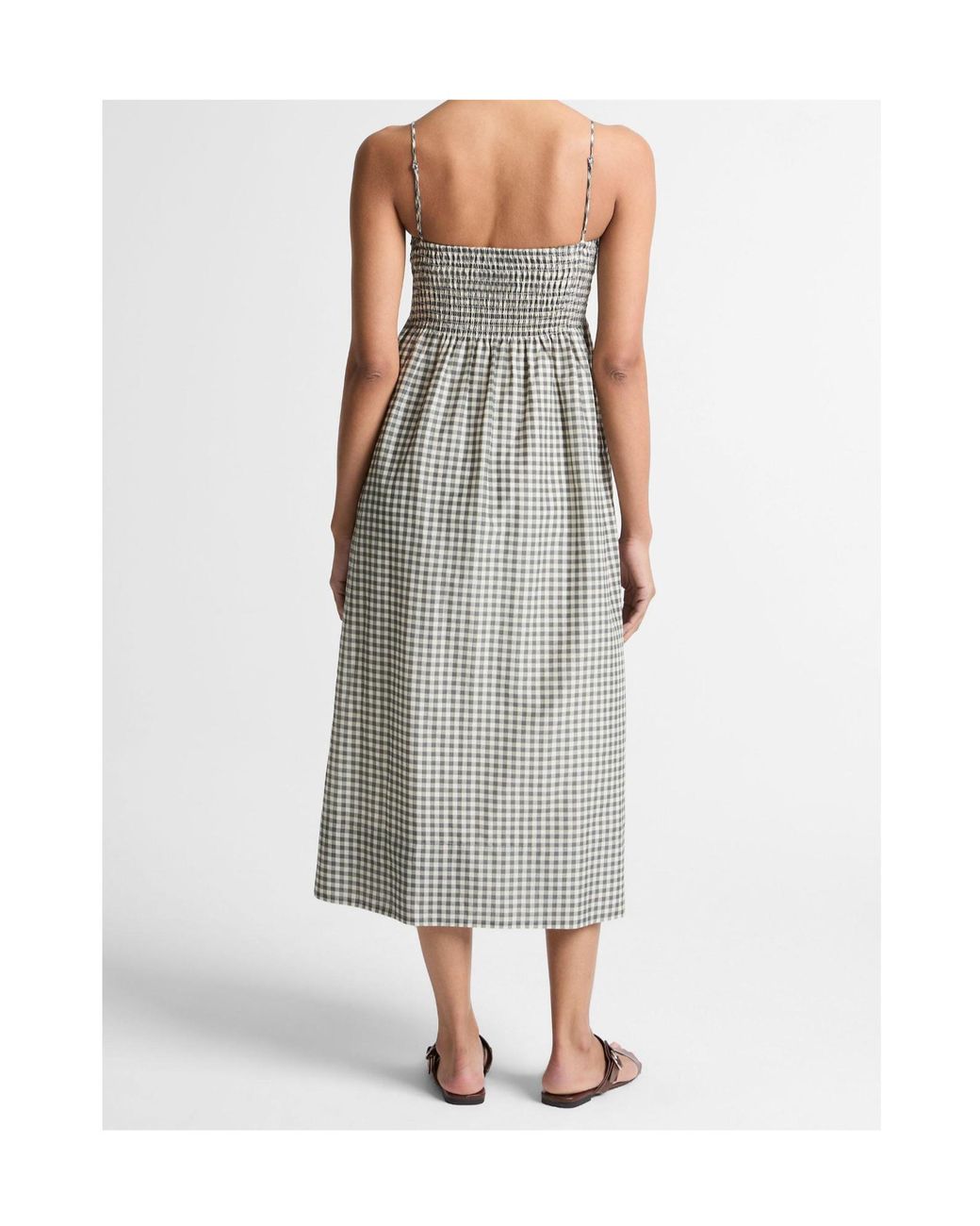 Vince Gray Sleeveless Dress