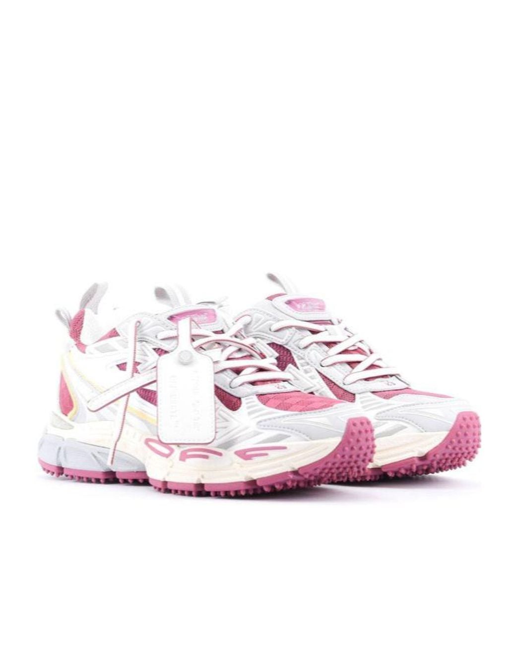 Off-White c/o Virgil Abloh Pink Be Right Back Lace-Up Sneakers
