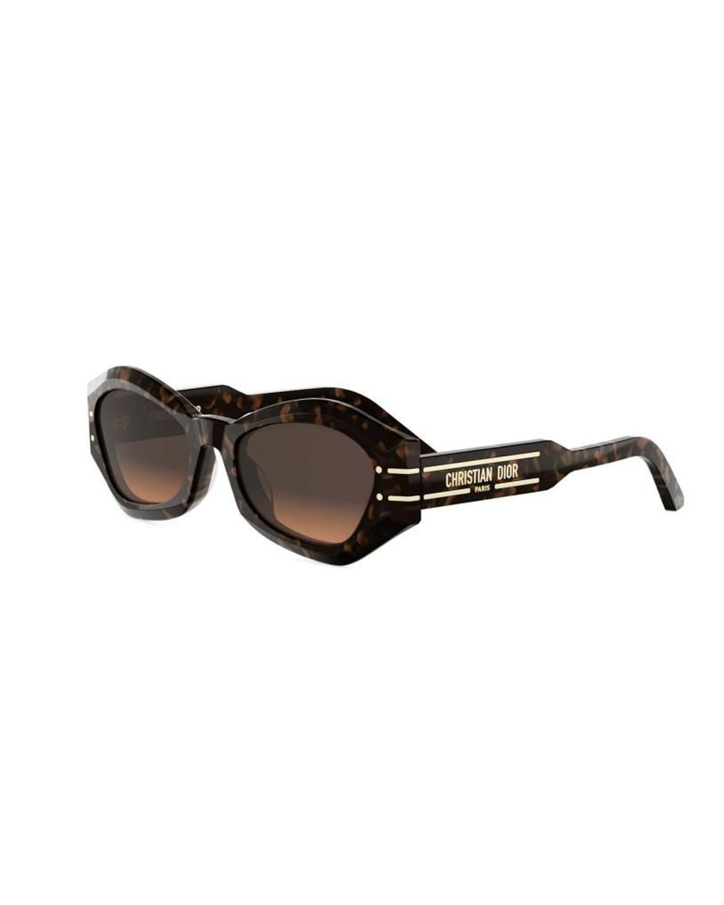 Dior White Eyewear Signature B1U Butterfly Frame Sunglasses