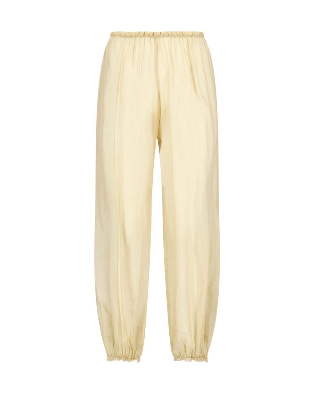 Paloma Wool Natural Elasticated Cuff Pants