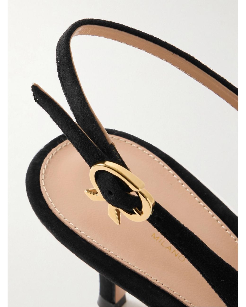 Gianvito Rossi Brown Pointed High Heel Sandals