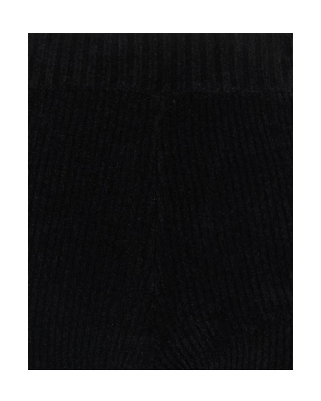 Jacquemus Black Solid Colour Leggings