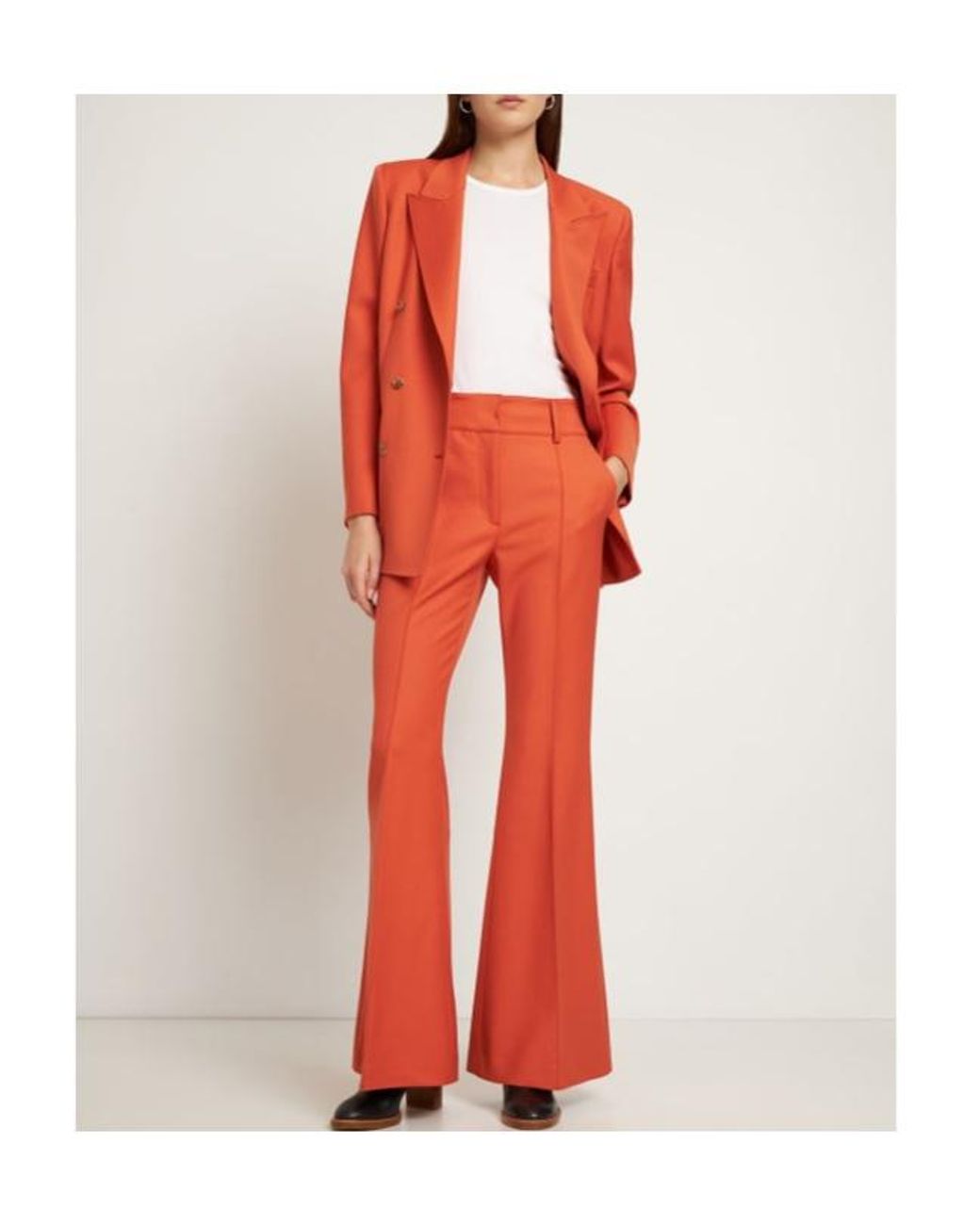 Gabriela Hearst Rhein Wool Blend Flared Pants
