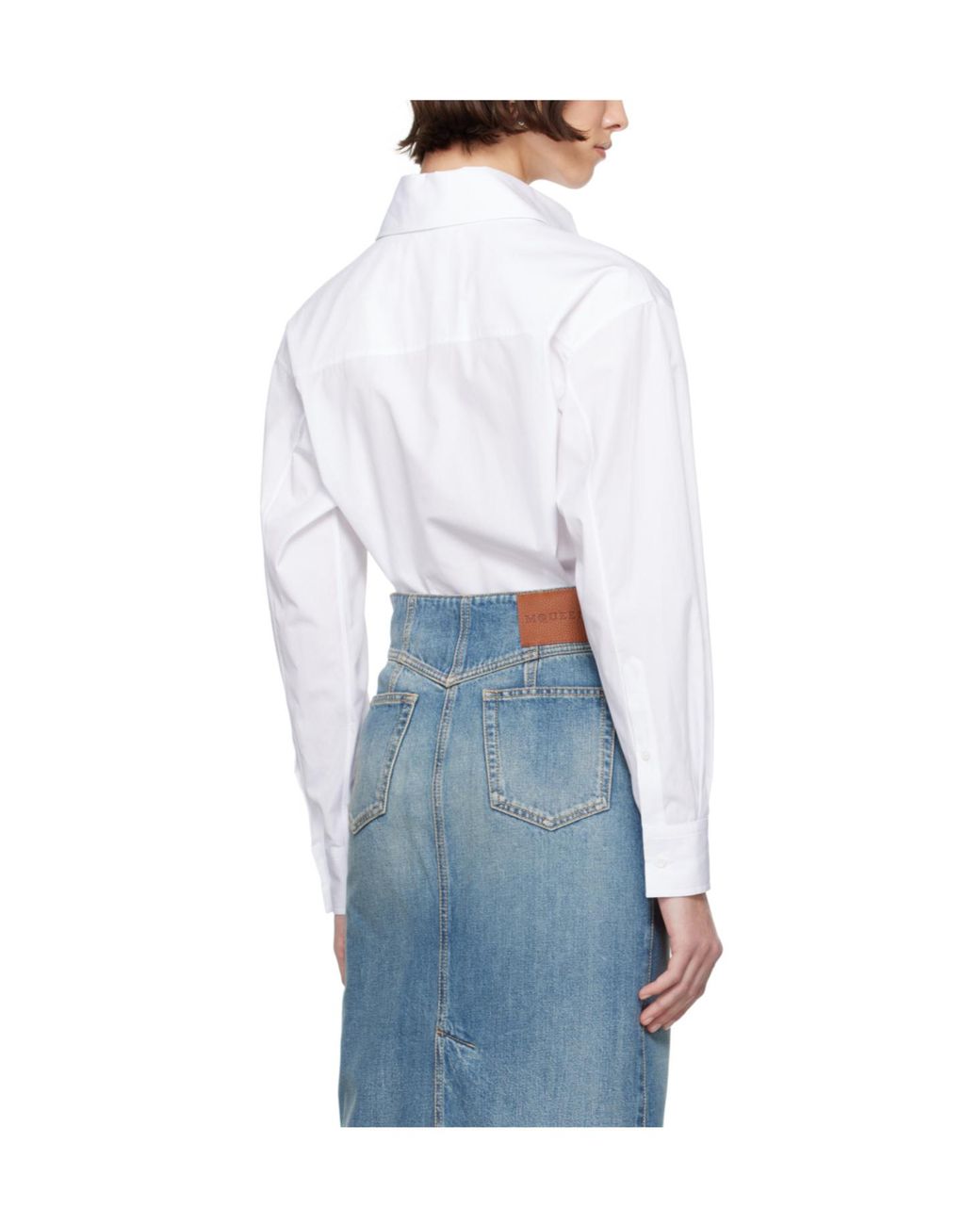 McQueen White Shirts