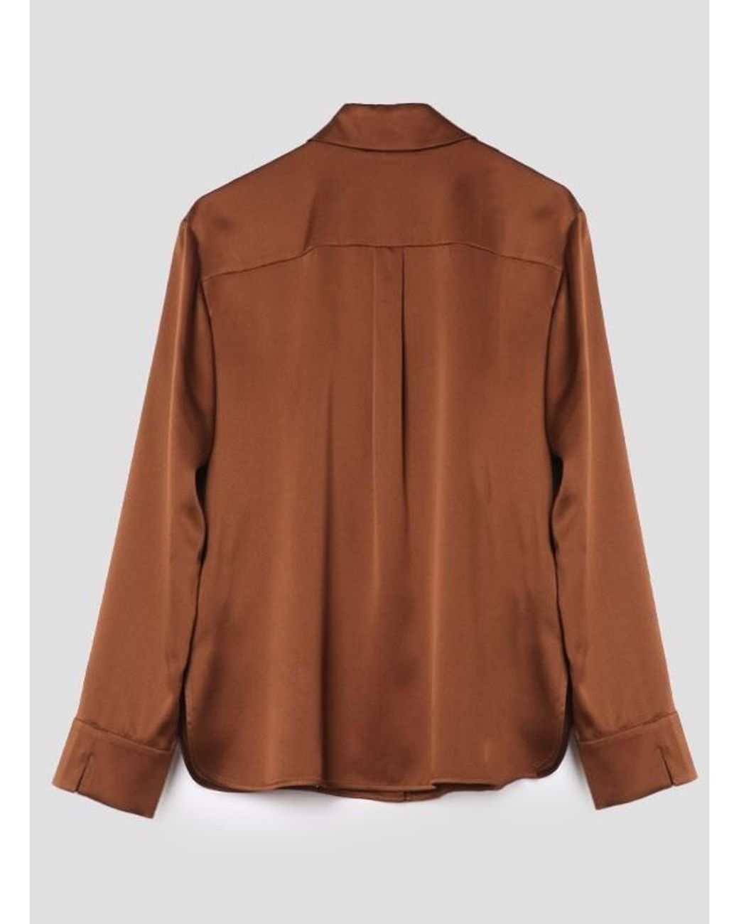 Max Mara Brown Long Sleeve Shirt