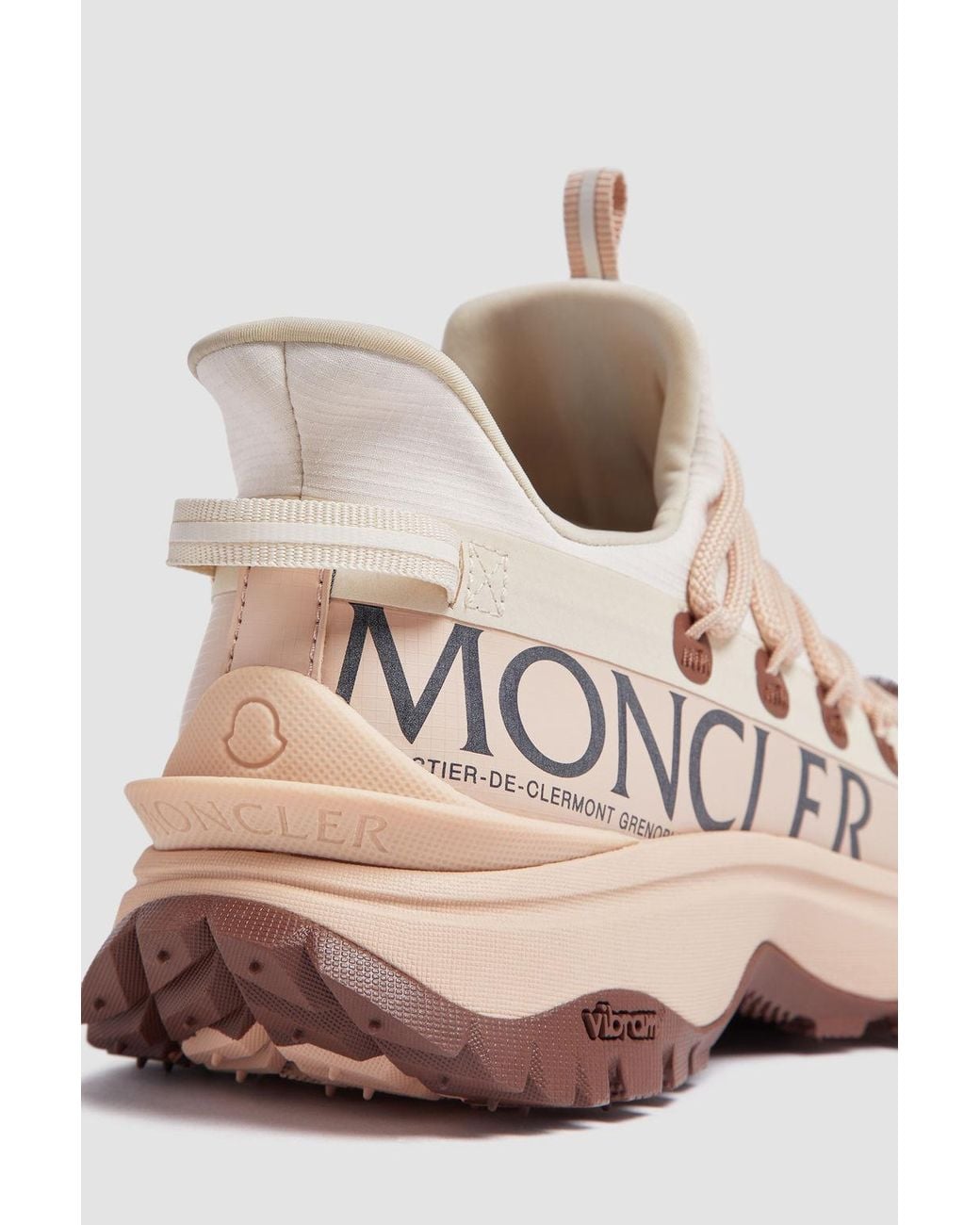 Moncler Pink Trailgrip Lite 2 Lace-Up Sneakers