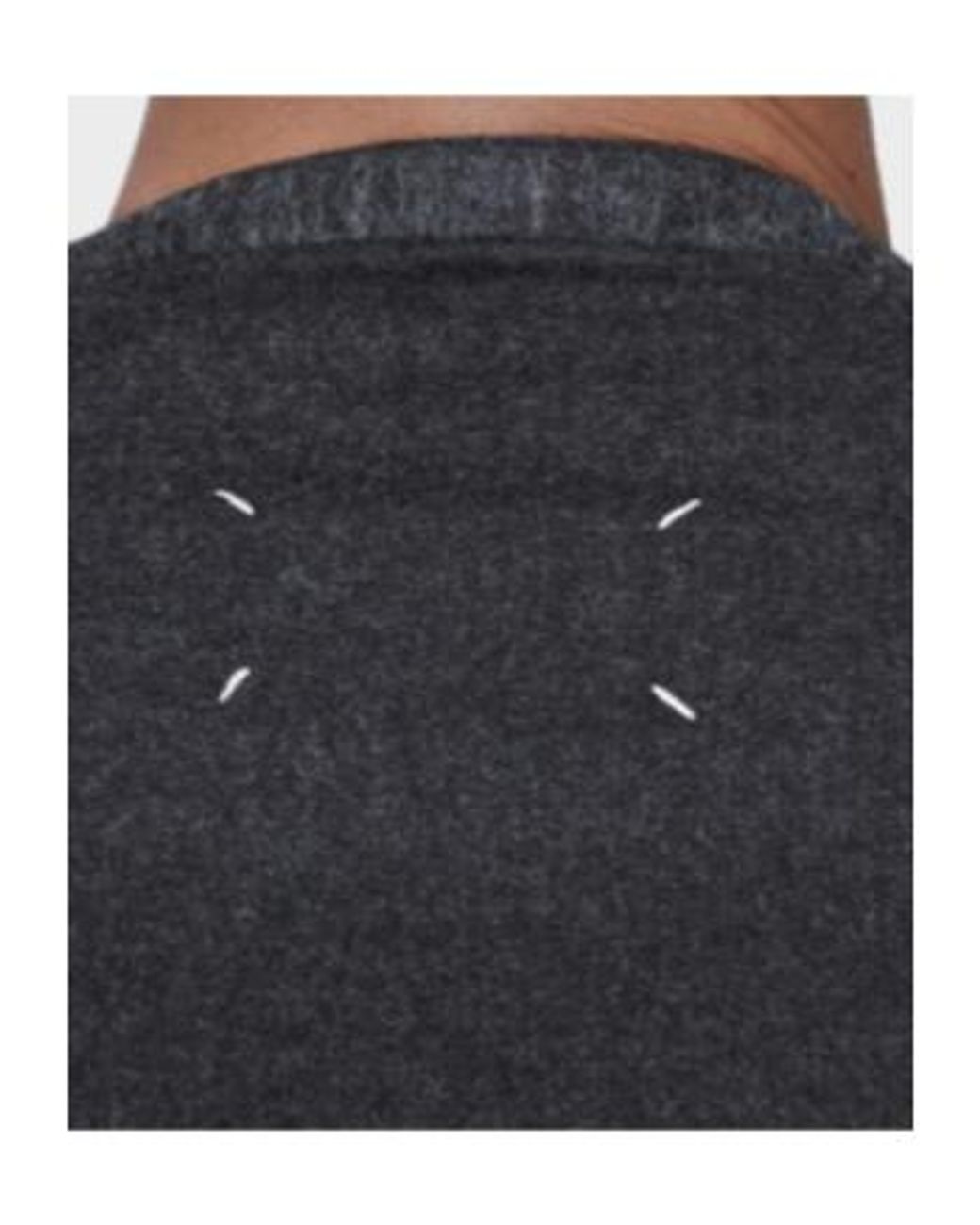 Maison Margiela Black Collarless Open Blazer for men