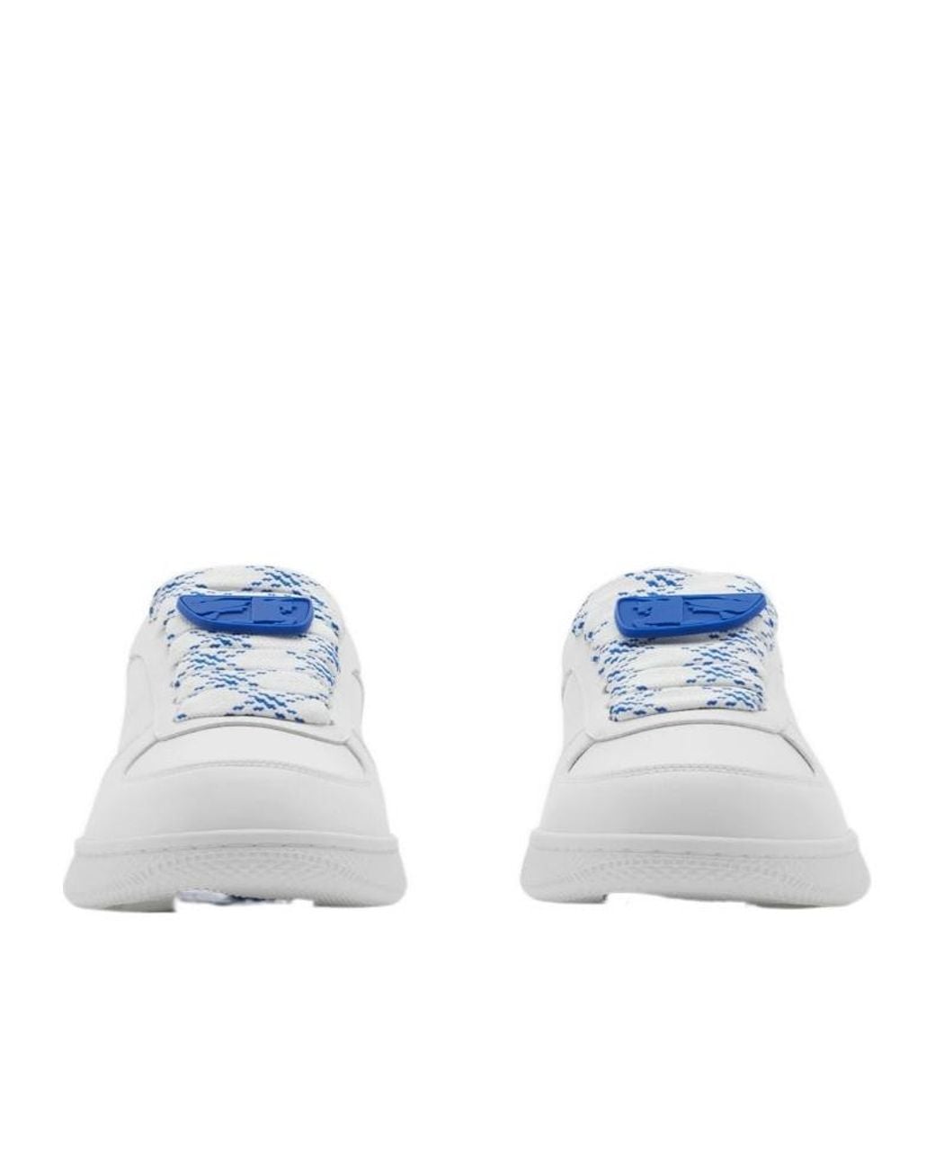 Burberry White Platform Sneakers