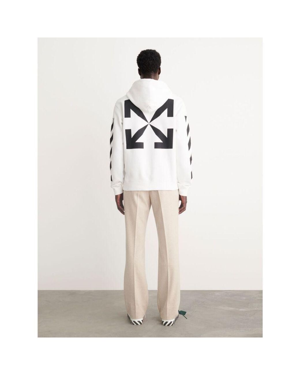 Off-White c/o Virgil Abloh White Diag Arrow Hoodie for men