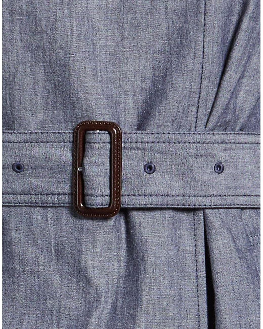 Burberry Blue Sleeveless Maxi Dress