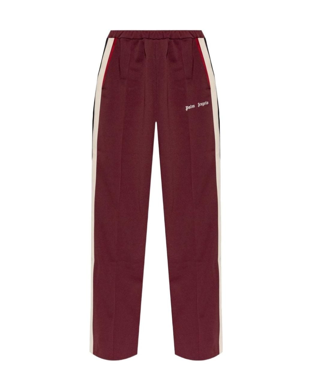 Palm Angels Logo Embroidered Pants
