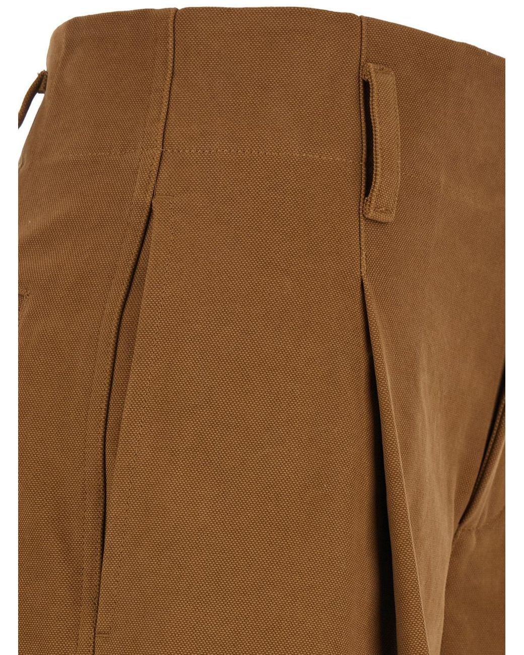 Chloé White High-Rise Wide-Leg Trousers