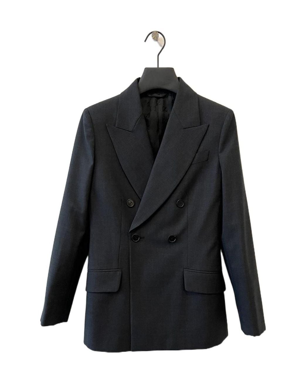 Gucci Black Double Breasted Jacket