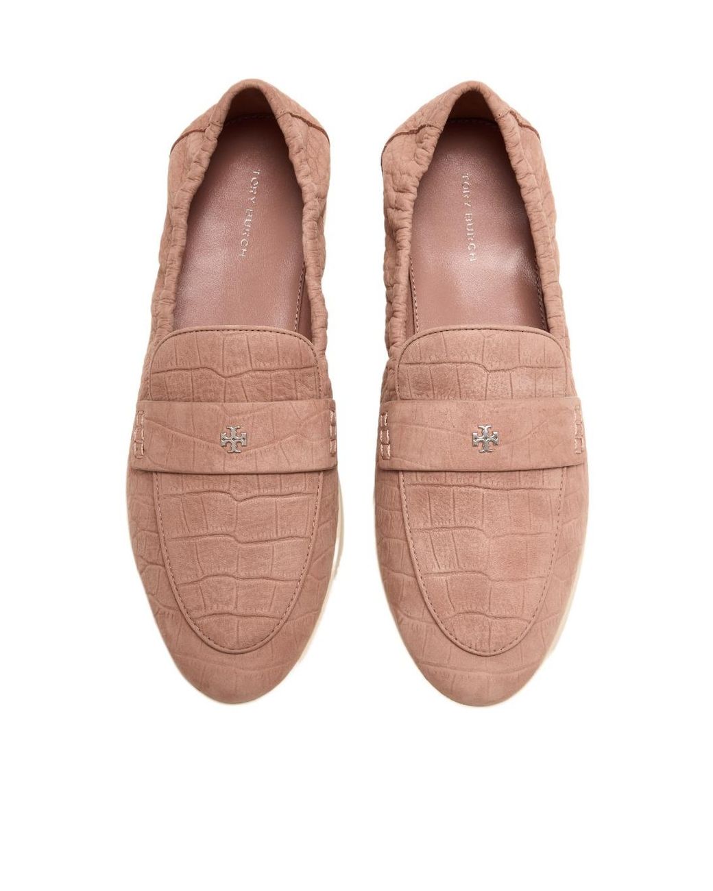 Tory Burch Pink Ballet Sport Loafers