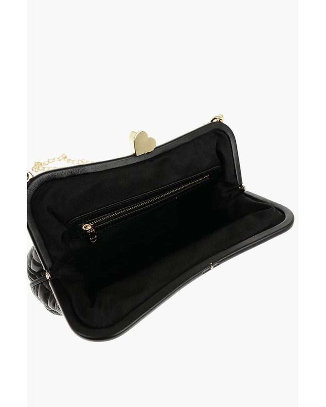 Moschino Chain Shoulder Bag in Black | Lyst