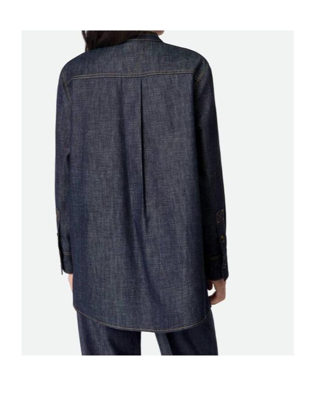 Bottega Veneta Blue Denim Shirt