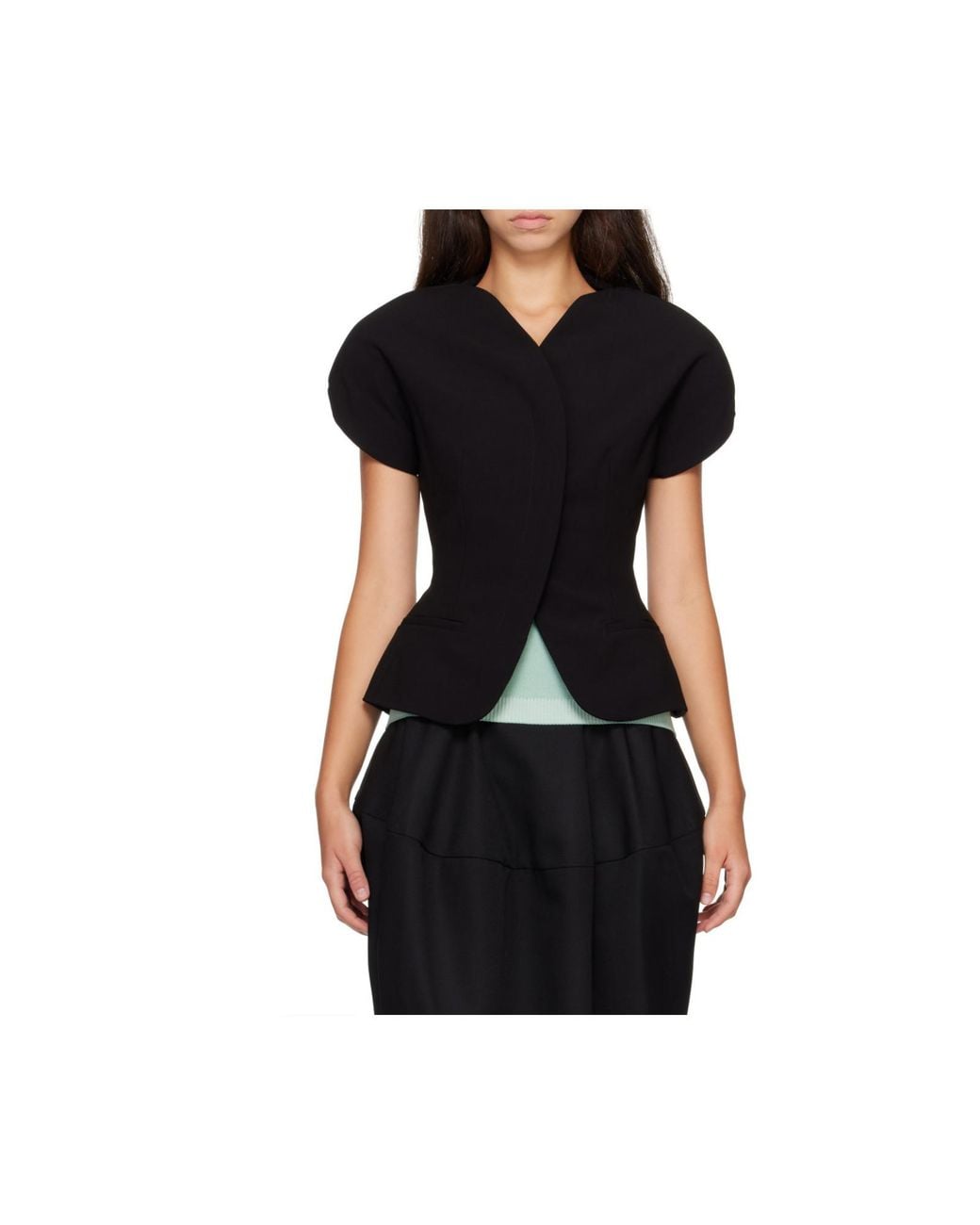 Jacquemus Black The Palmier Fitted Jacket