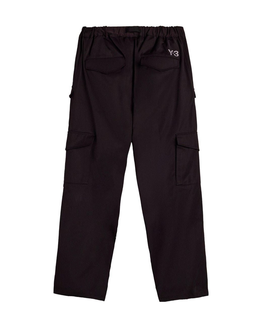 Y-3 Black Mercedes Cargo Trousers for men