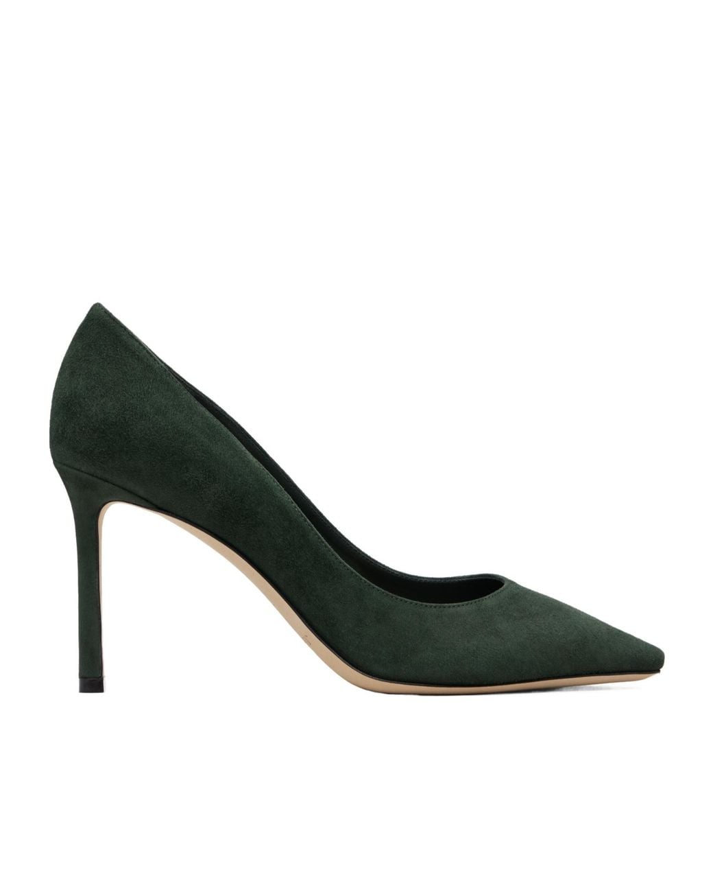 Jimmy Choo Green Romy 85 High Heels
