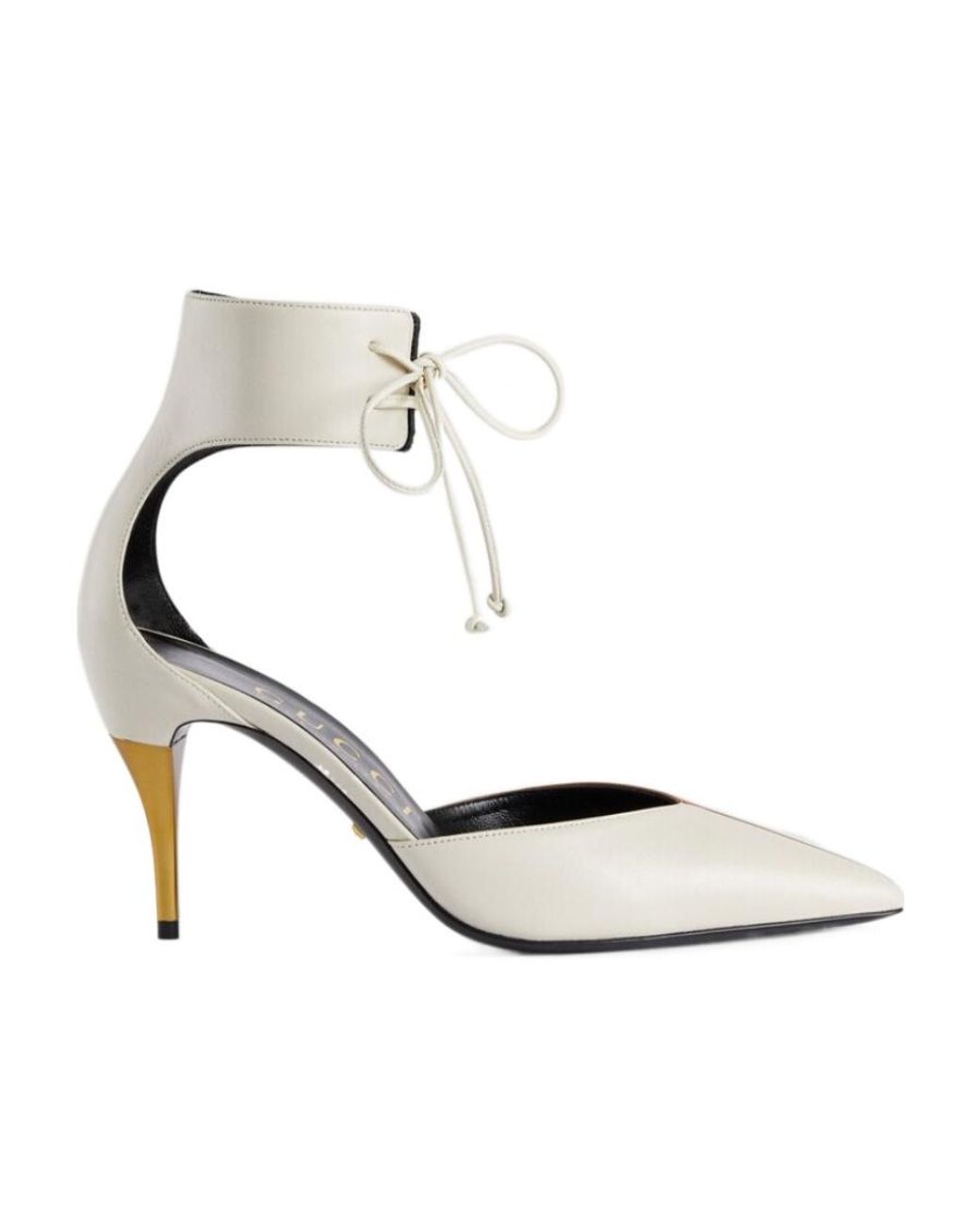 Gucci White Pumps