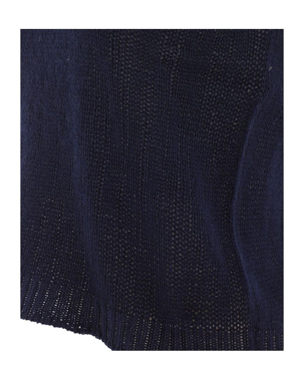 Prada Blue V-Neck Knitted Vest