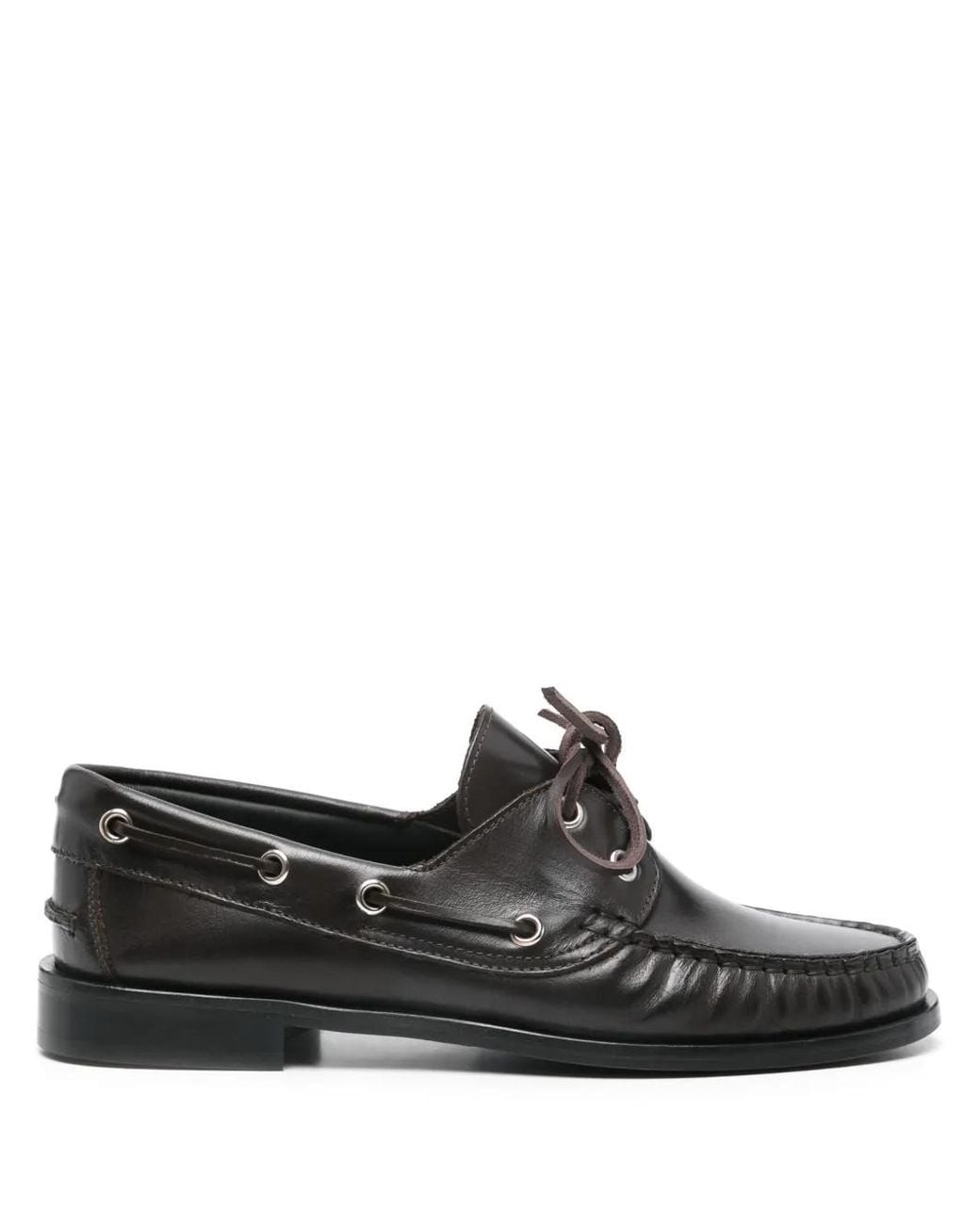 Aeyde Black Harris Loafers