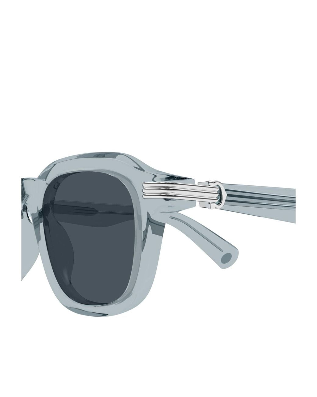 Cartier Blue Ct 0536 S Rectangular Sunglasses for men