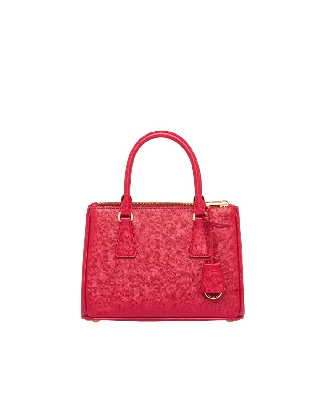 Prada Red Galleria Small Saffiano Leather Bag