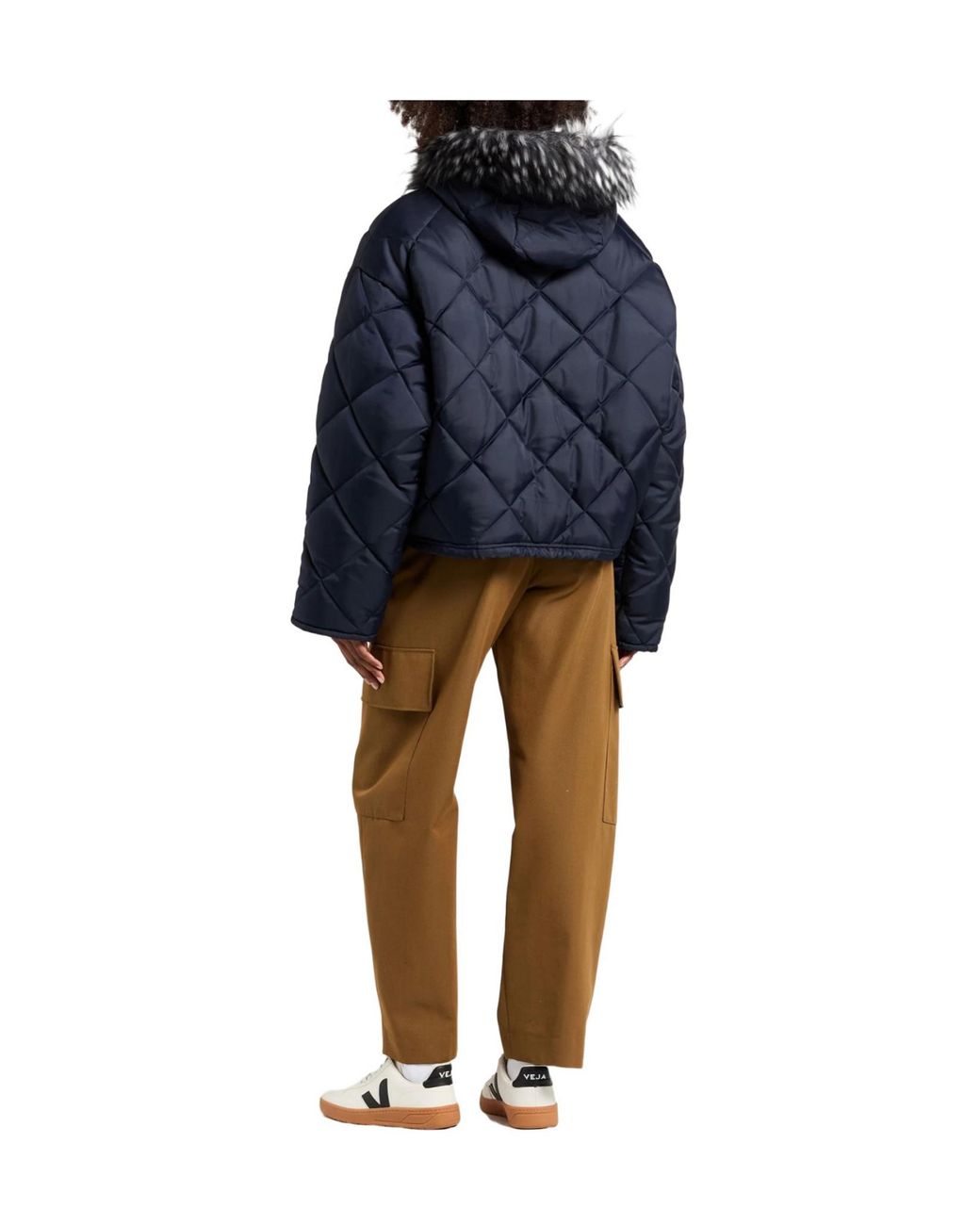 Dolce & Gabbana Blue Puffer Jackets