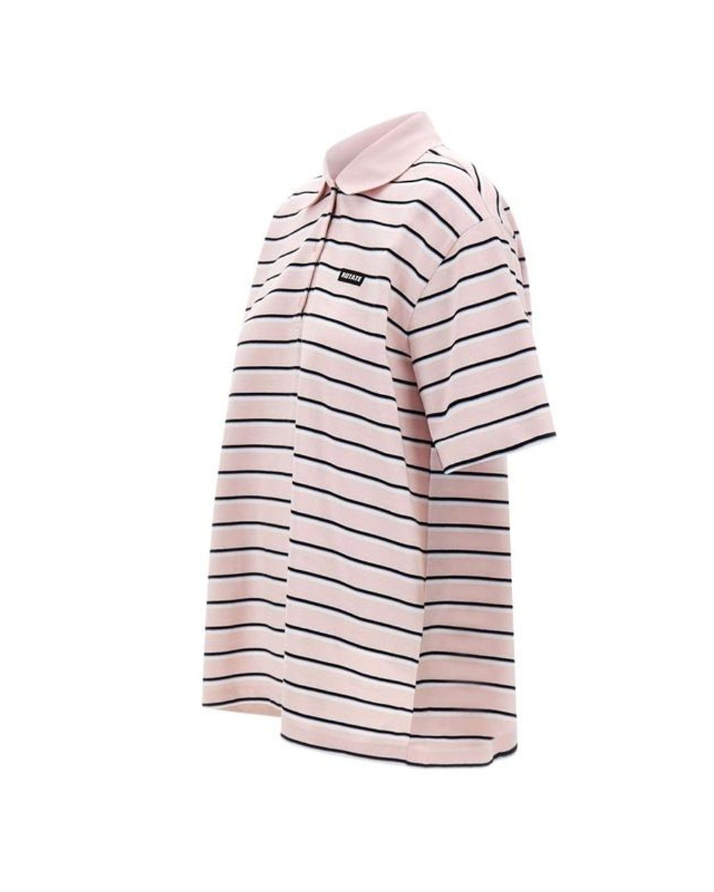 ROTATE BIRGER CHRISTENSEN White Polo Shirt Jersey