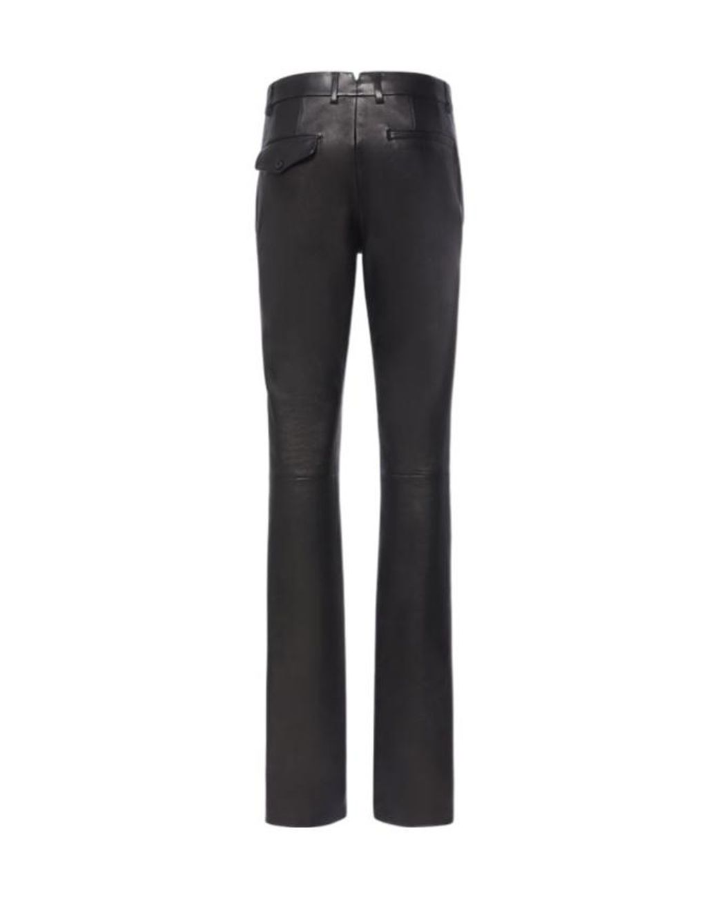 Ann Demeulemeester Gray Shania Midrise Leather Skinny Pants