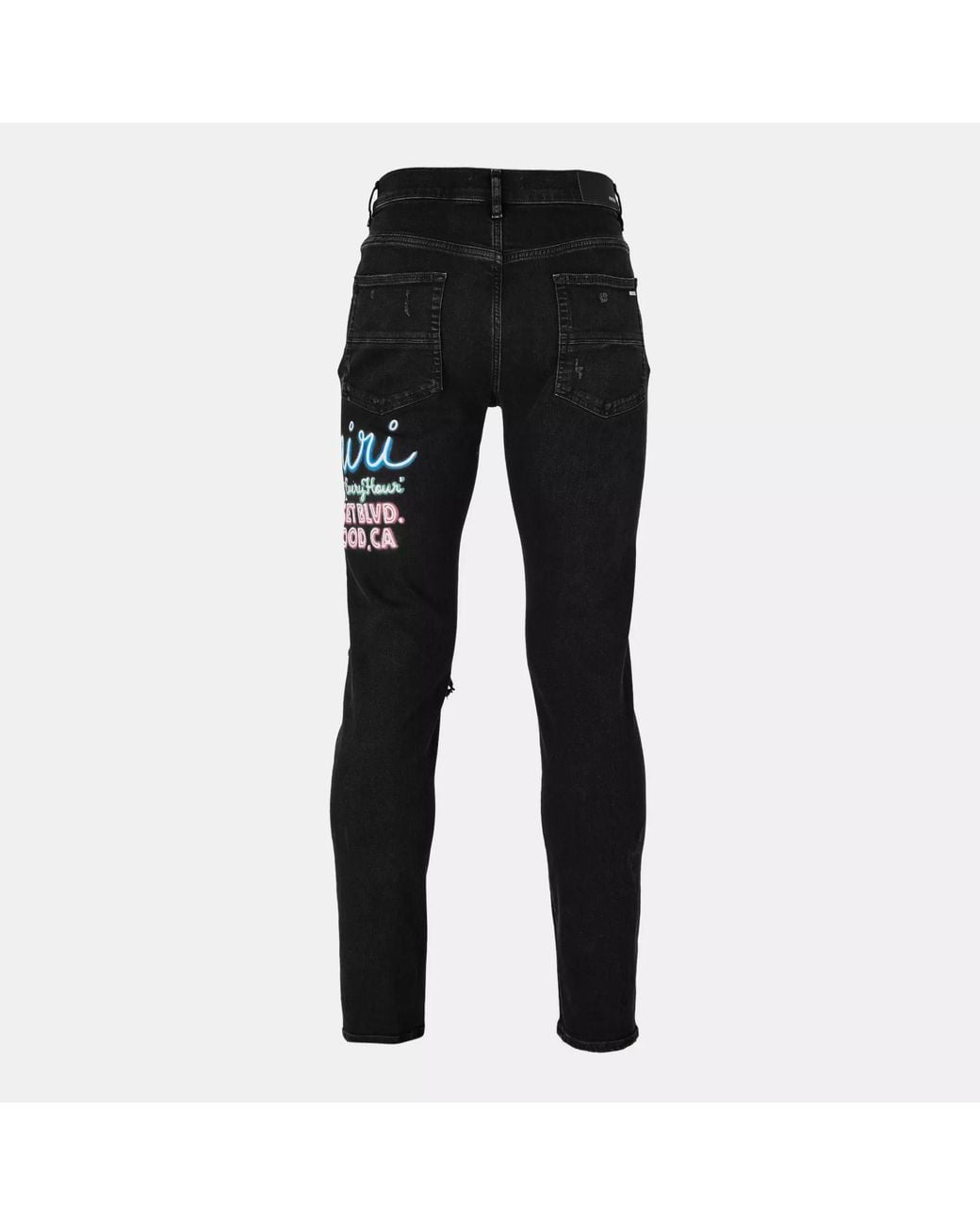 Amiri Black Slim Fit Jeans for men