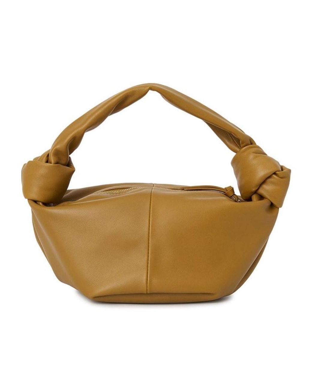 Bottega Veneta Metallic Zippered Handbag