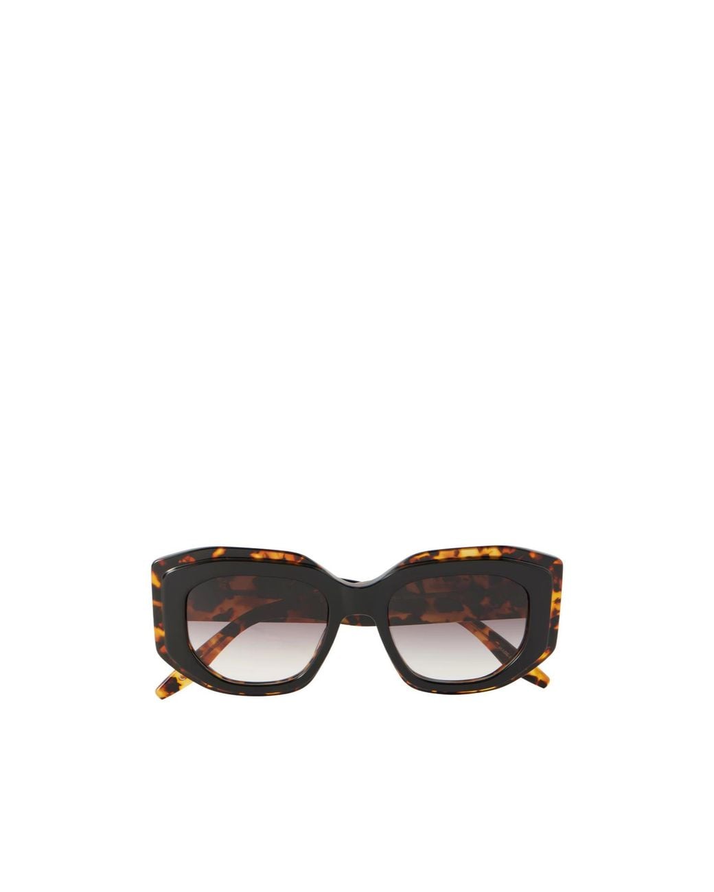 Barton Perreira Multicolor Square-Frame Tortoiseshell Acetate Sunglasses