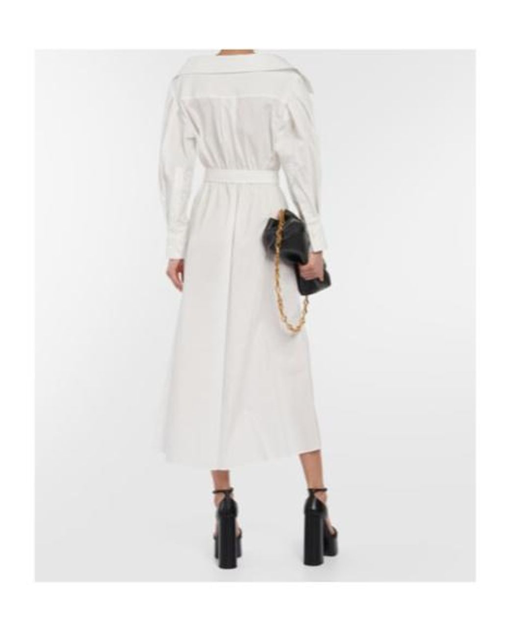 Altuzarra White Lyddy Cotton-Blend Wrap Dress