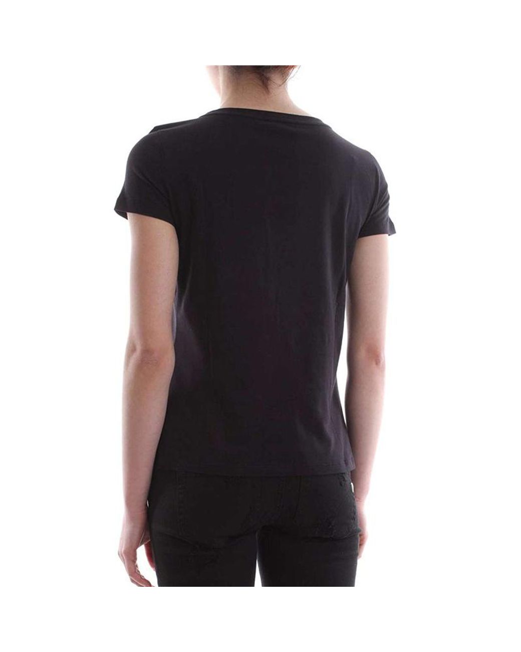 Armani Jeans Black Printed T-Shirt