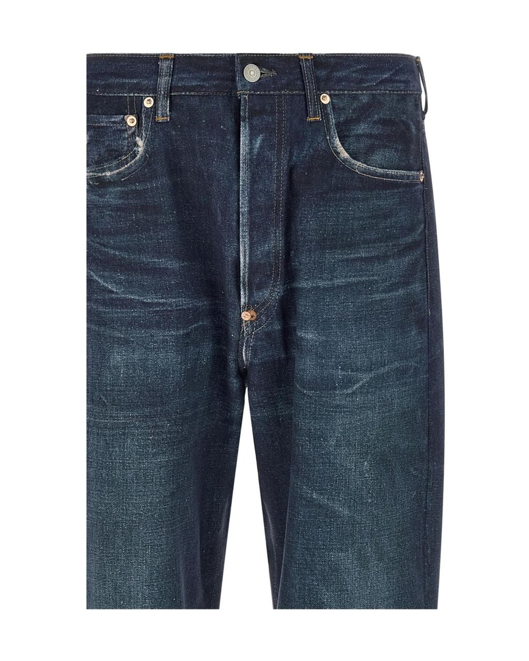 Junya Watanabe Blue X Levis Belt-Loops Jeans for men