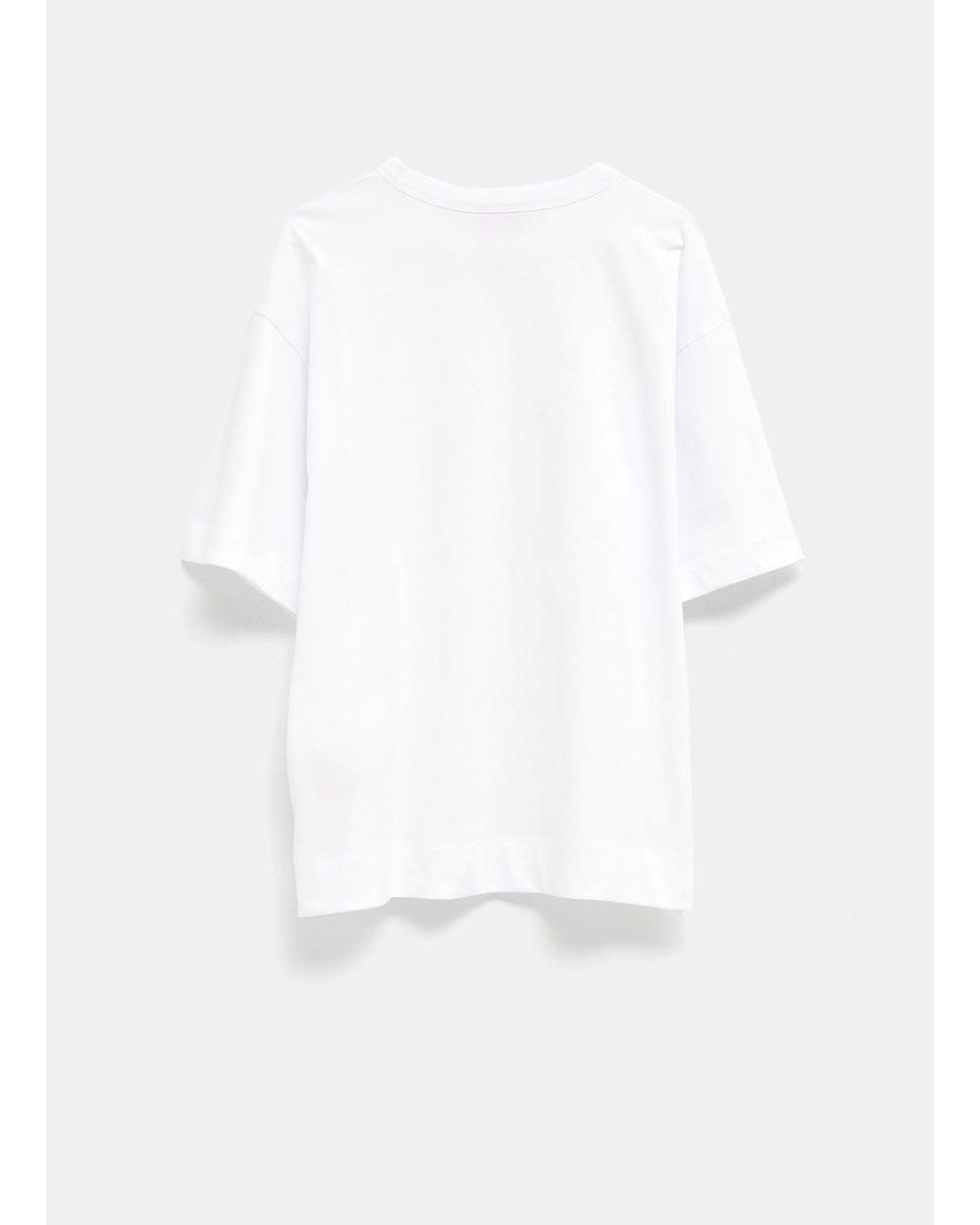 Dries Van Noten White Crew Neck Short-Sleeved T-Shirt