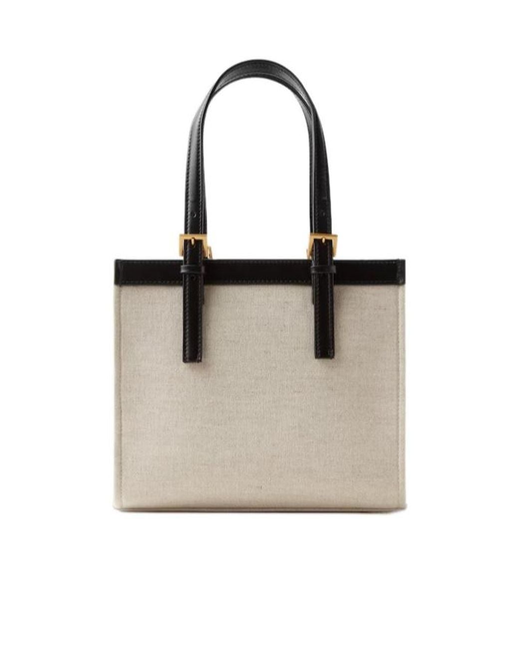 Versace Natural Rivière Mini Canvas Tote