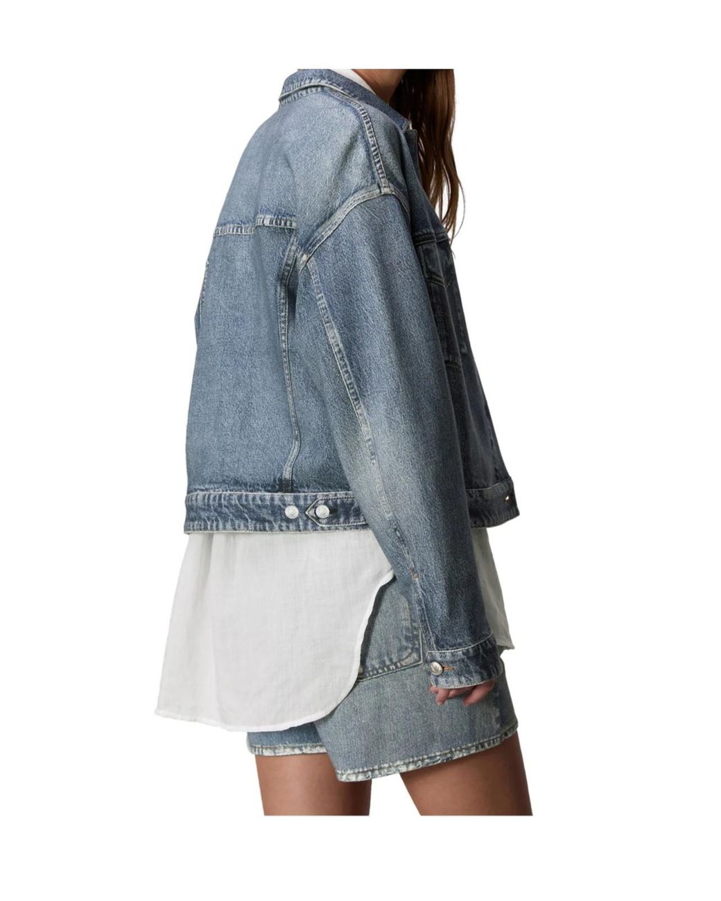 Rag & Bone Blue Long-Sleeved Denim Jacket