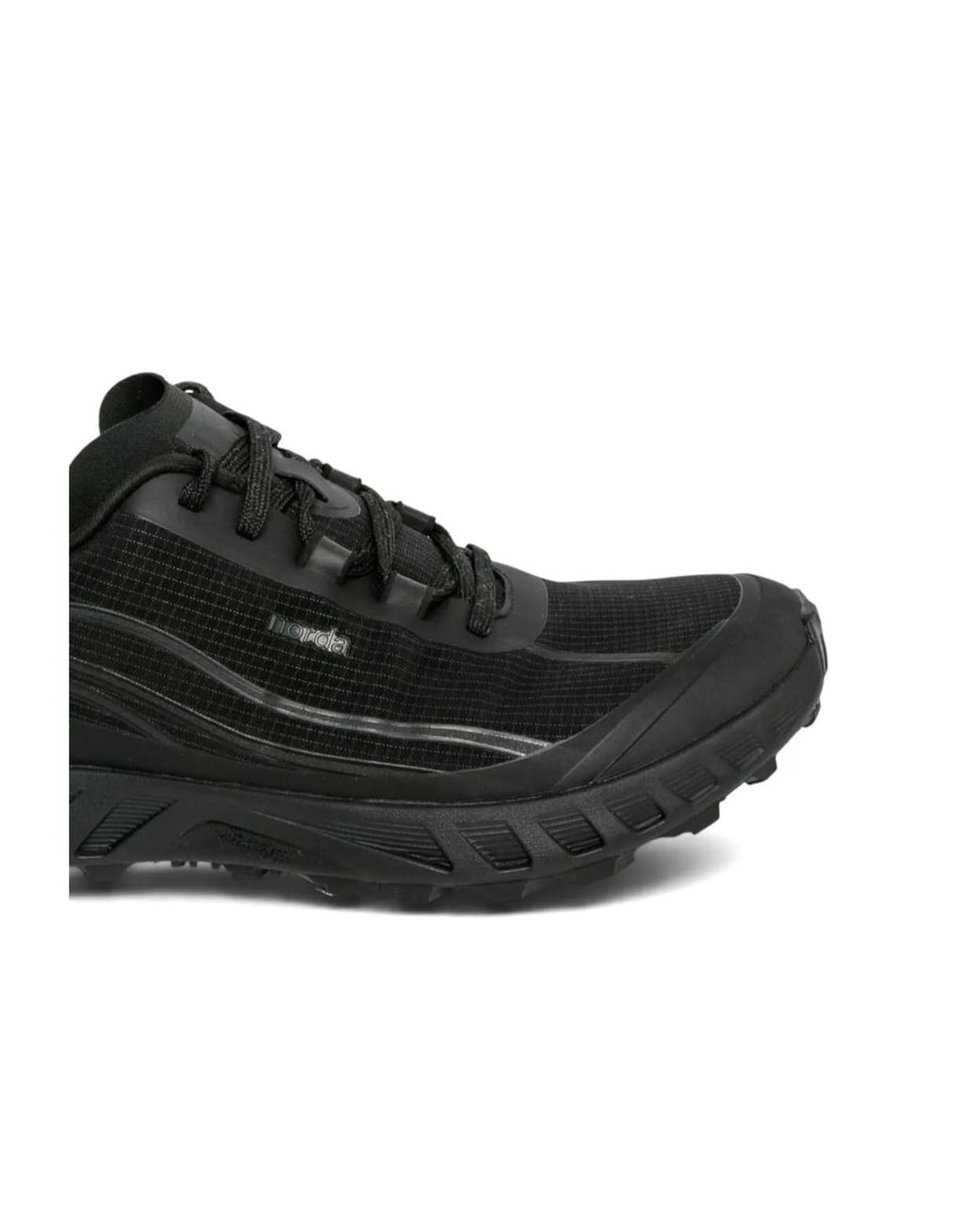 Norda Black Round-Toe Sneakers