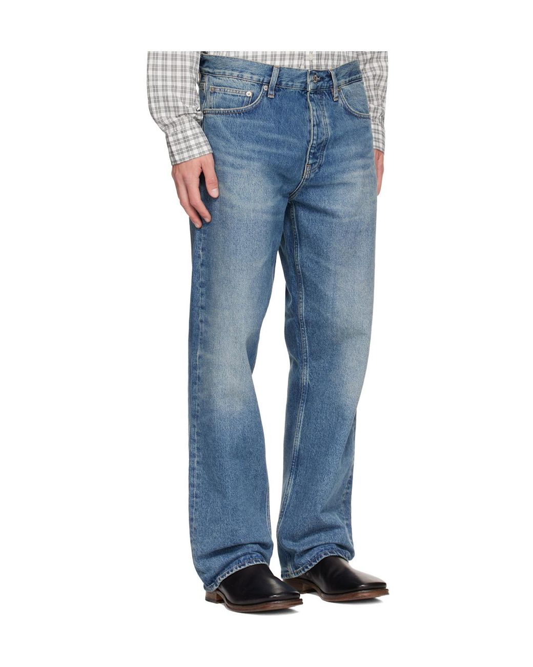 sunflower Blue Loose Fit Jeans for men
