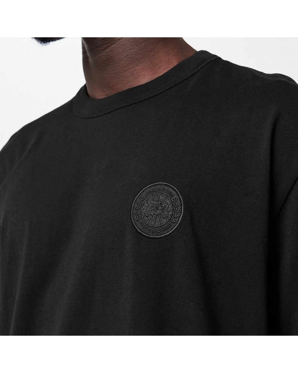 Canada Goose Black Shortsleeve Tshirt for men