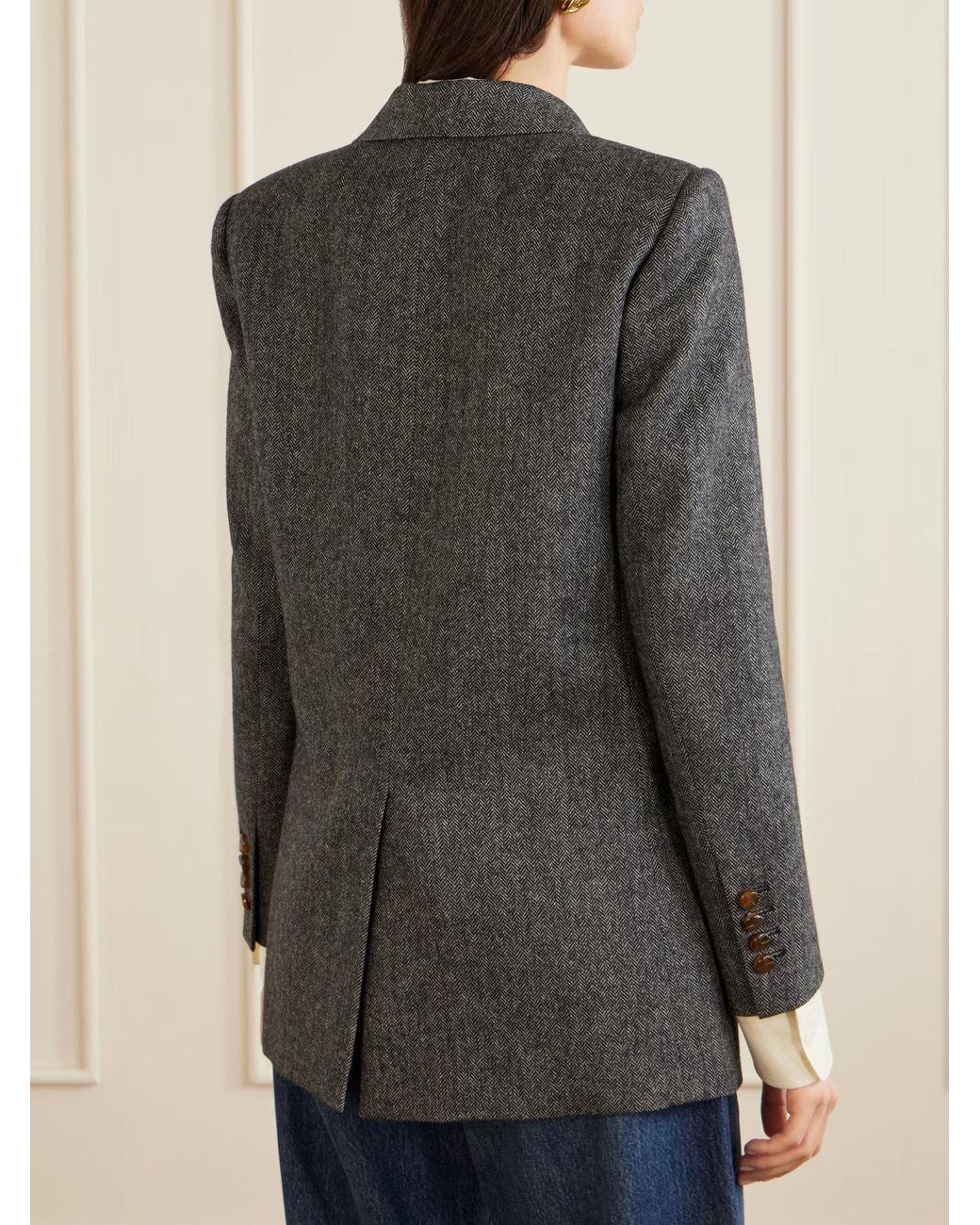 Blazé Milano Black Everyday Double-Breasted Suit Jacket