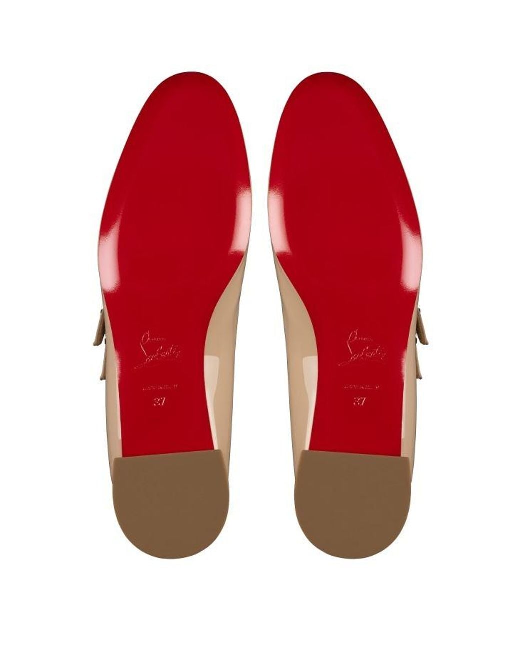 Christian Louboutin Natural Sweet Jane Ballet Shoes