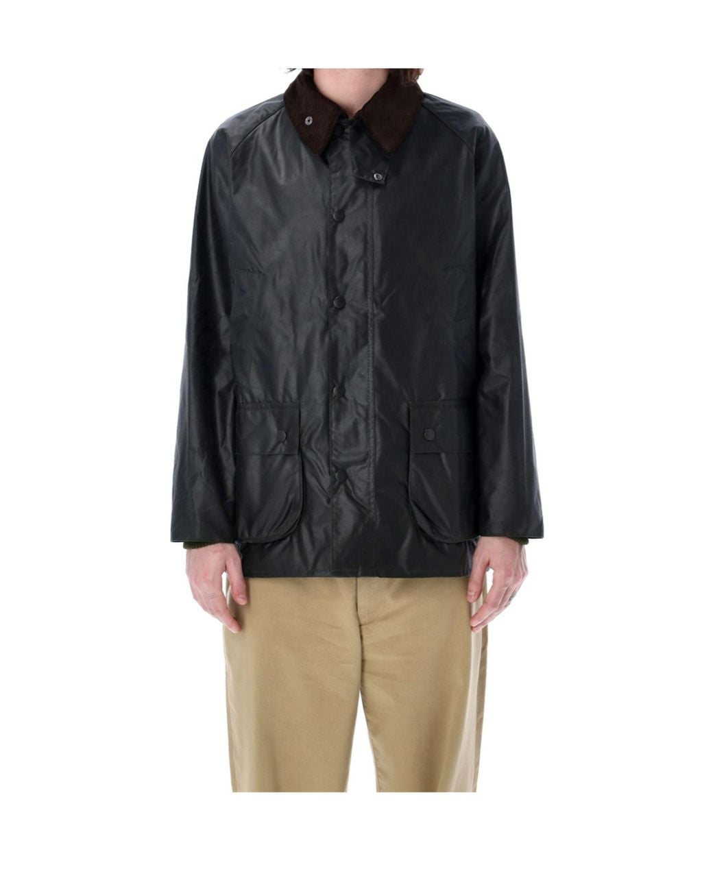 Barbour Black Long-Sleeved Casual Jacket for men