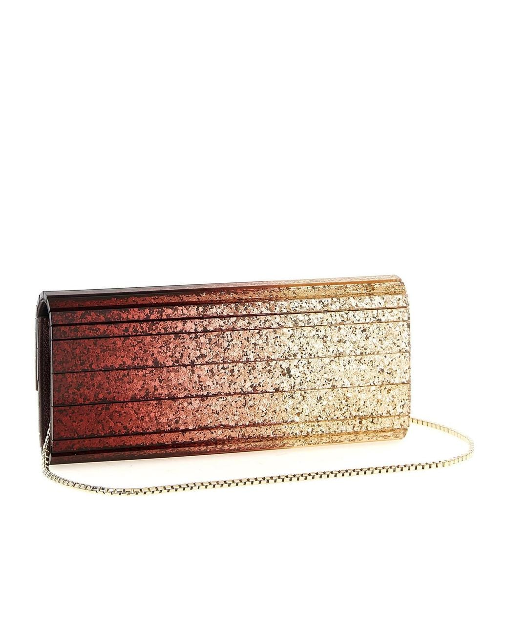 Jimmy Choo Multicolor Sweetie Glitter Clutch Bag