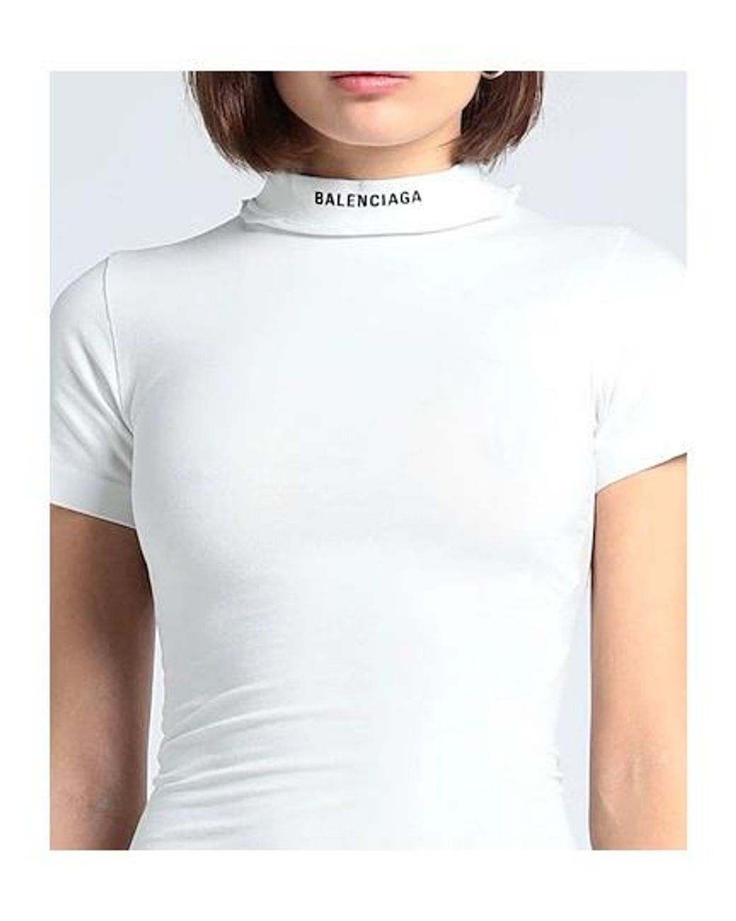 Balenciaga White Minimalist Dress